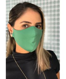 Washable green barrier mask - FACE MASK BBS08